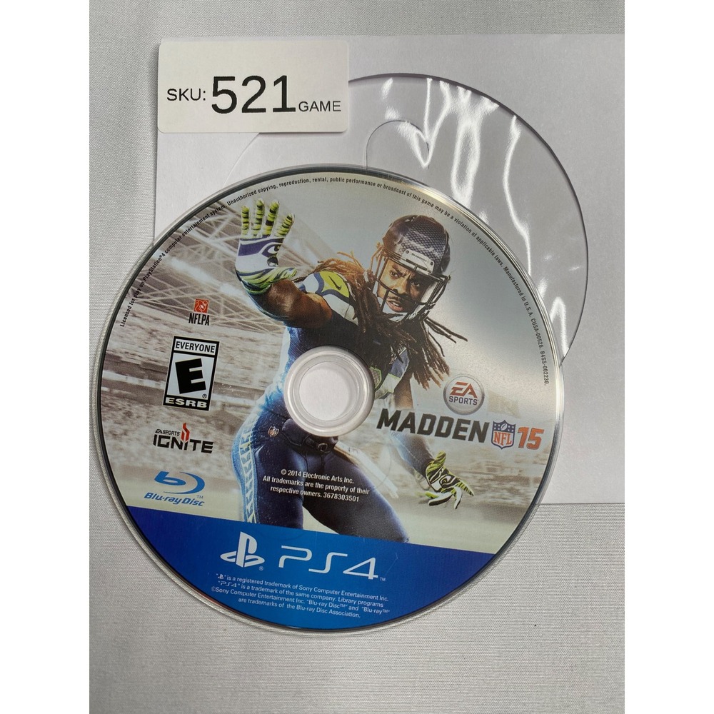 EA Sports Madden NFL 15 Sony PlayStation 4